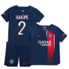 Maglia ufficiale Paris Saint Germain 2023-24 Hakimi 2 Casa per Bambino